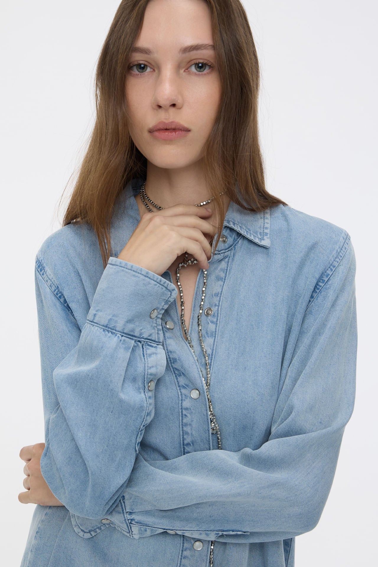 Camisa Eli Denim Light Blue