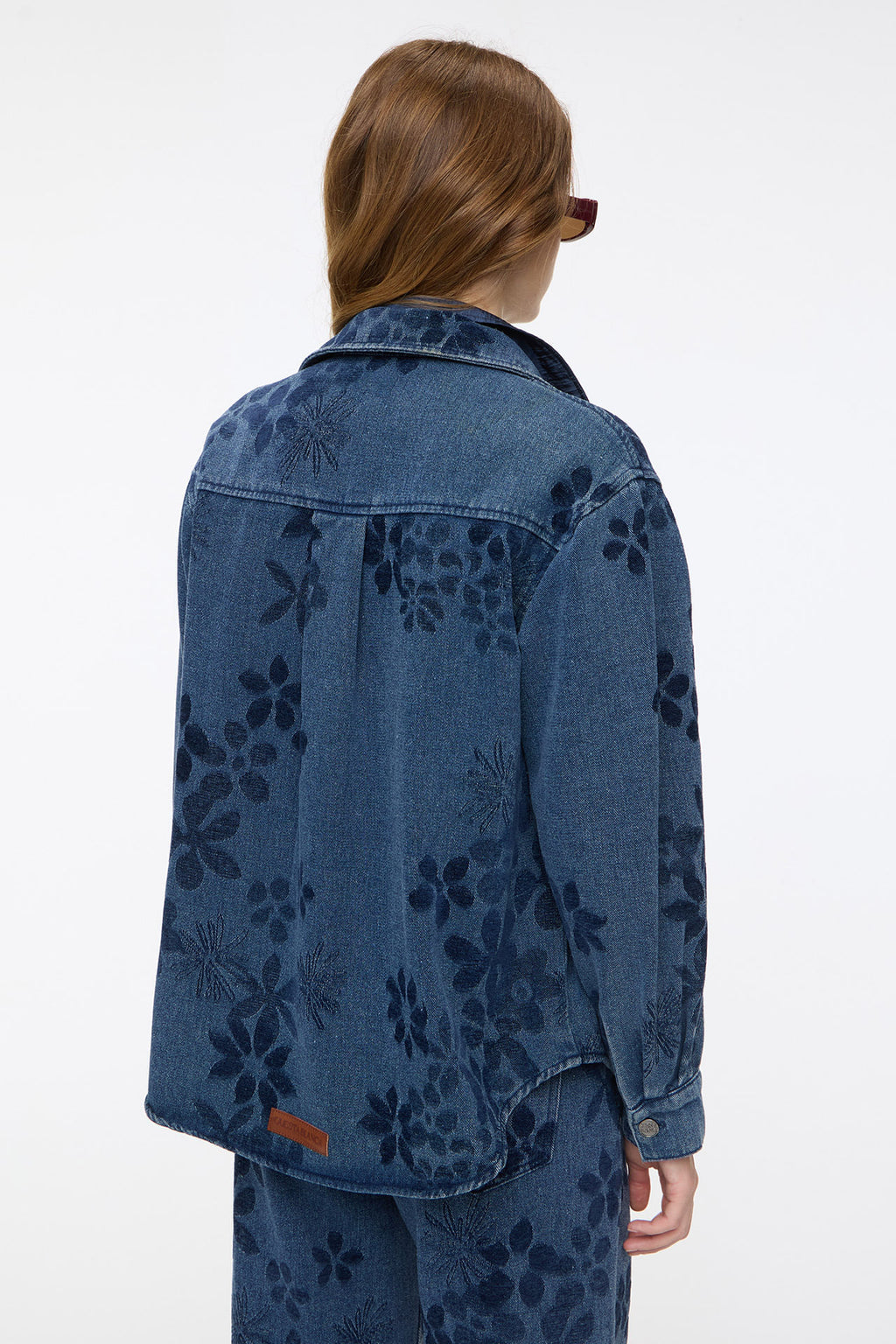 Camisaco Jacquard Denim Blue