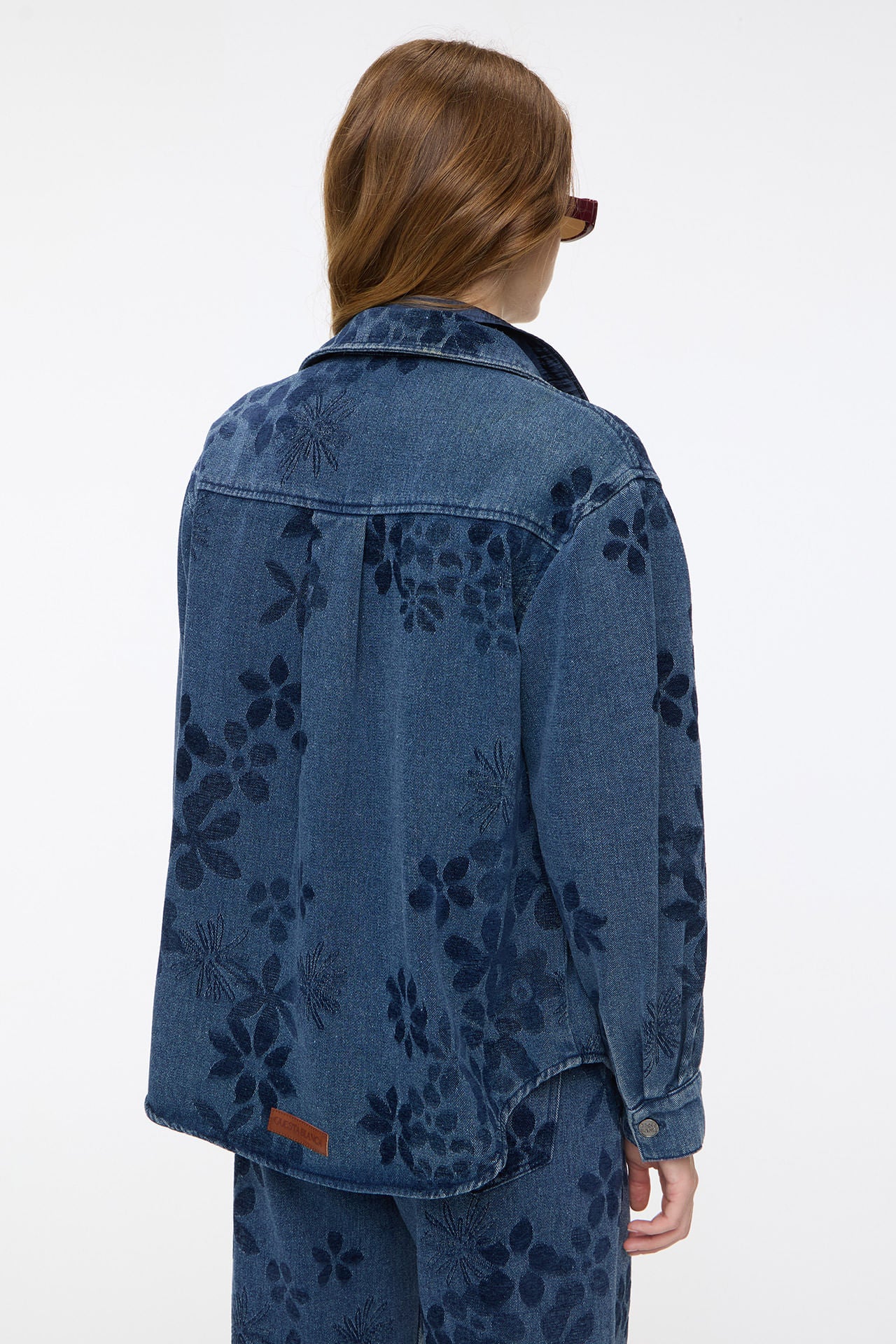 Camisaco Jacquard Denim Blue