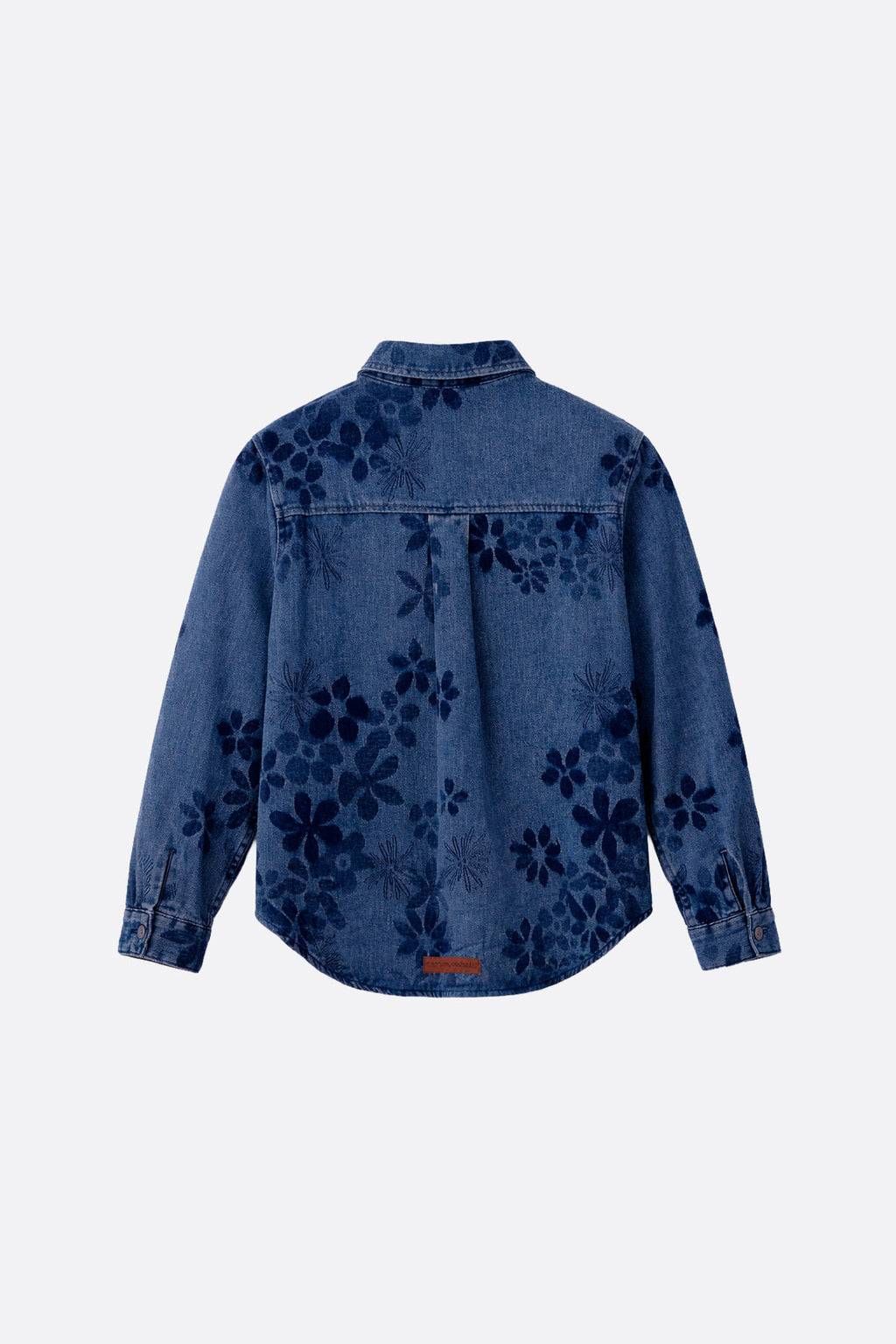 Camisaco Jacquard Denim Blue