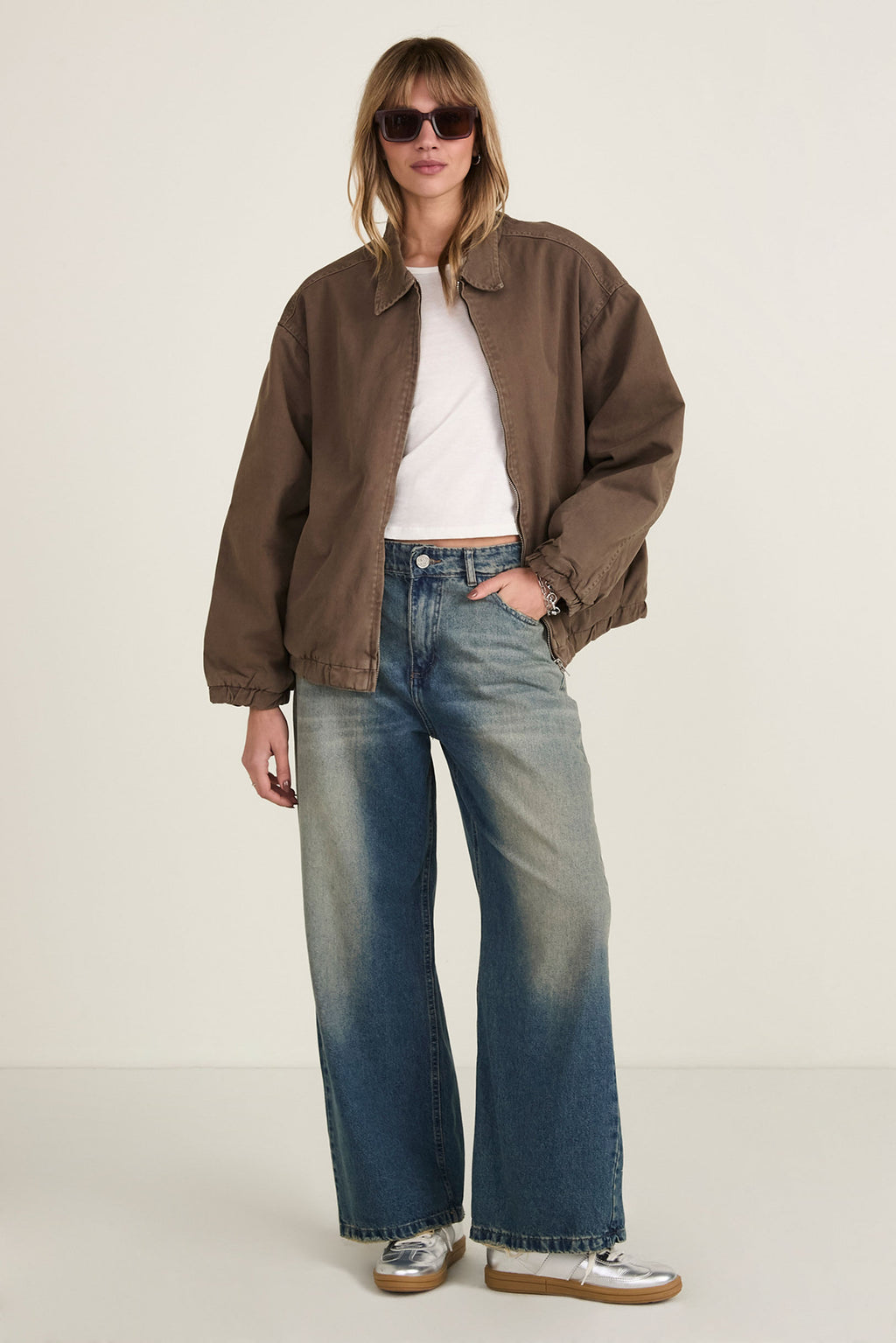 Campera Over Bomb Color