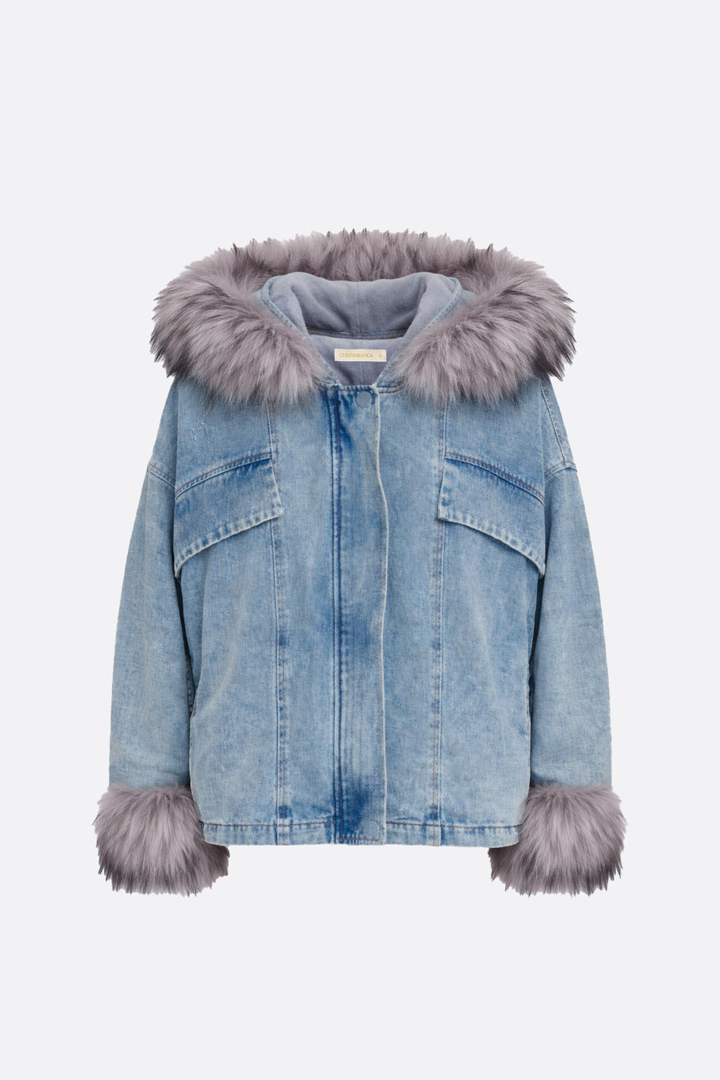 Campera Over Glam Deep Blue