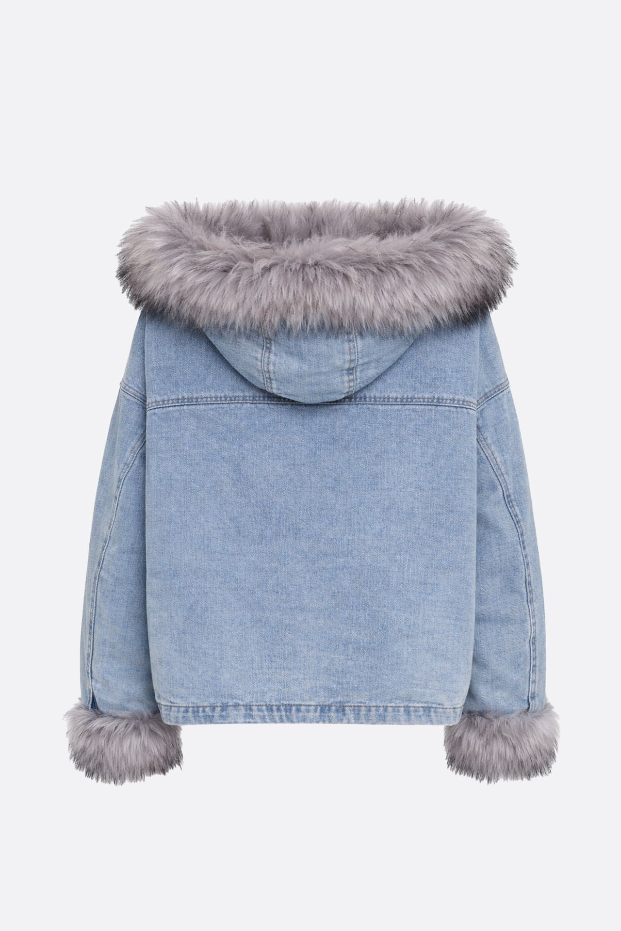 Campera Over Glam Deep Blue