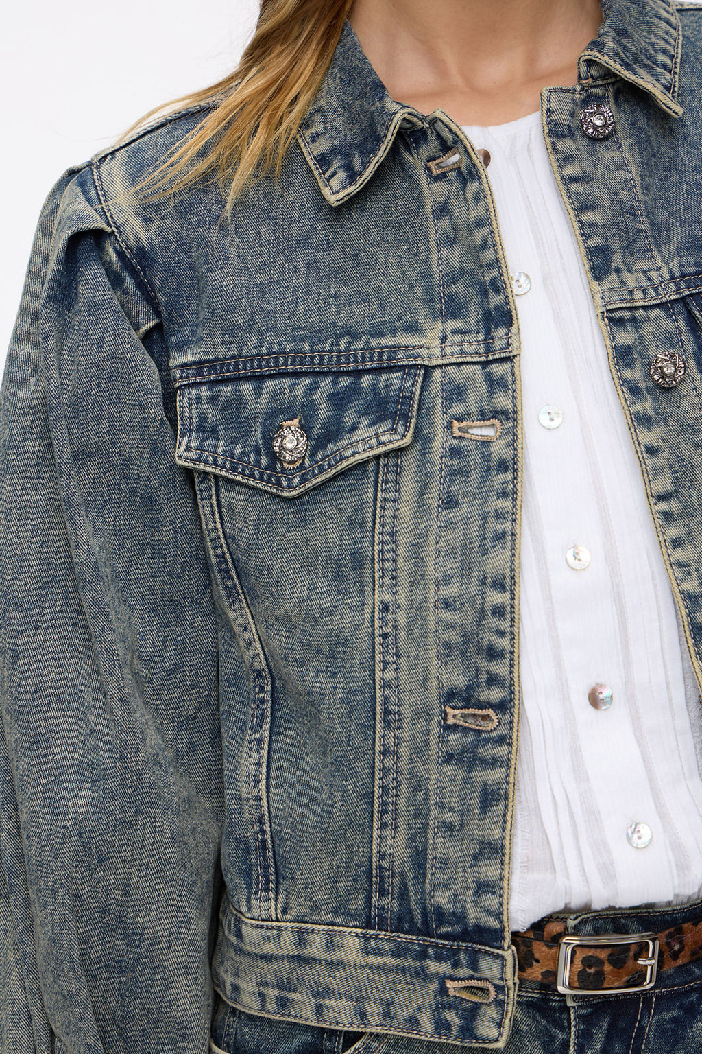 Campera Pleats Matizado