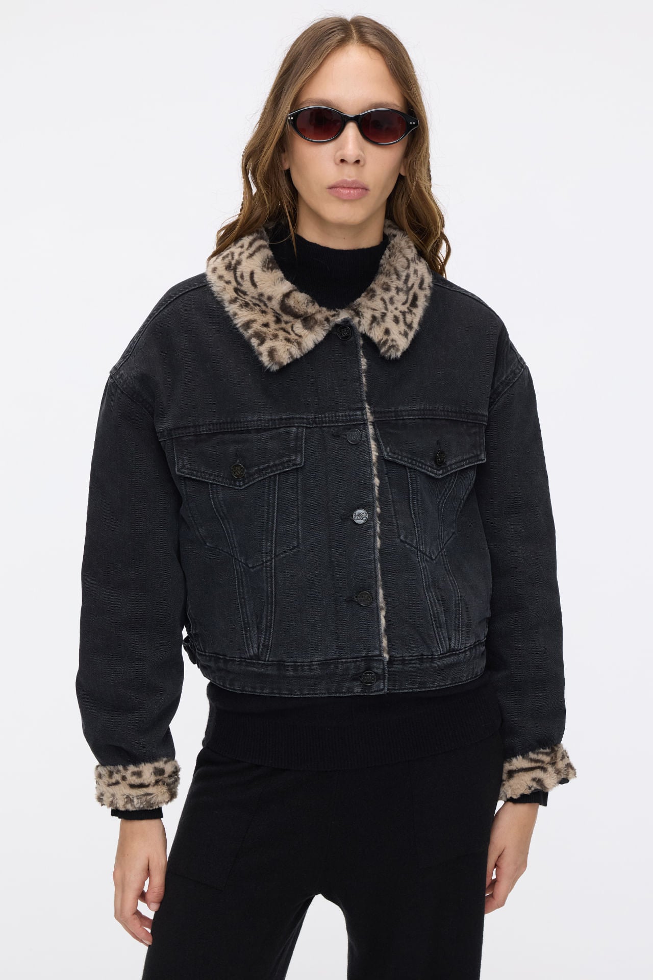 Campera Printed Black