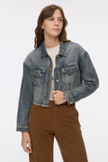 Campera Rombos Vintage Blue