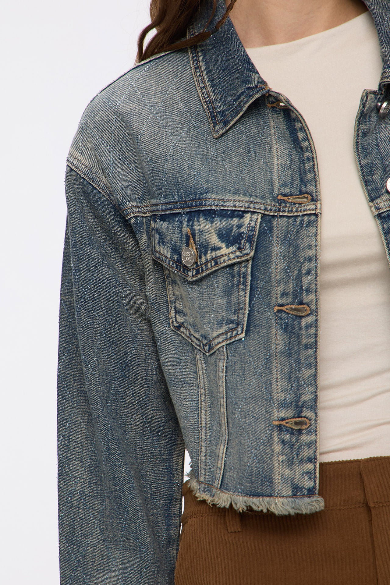 Campera Rombos Vintage Blue