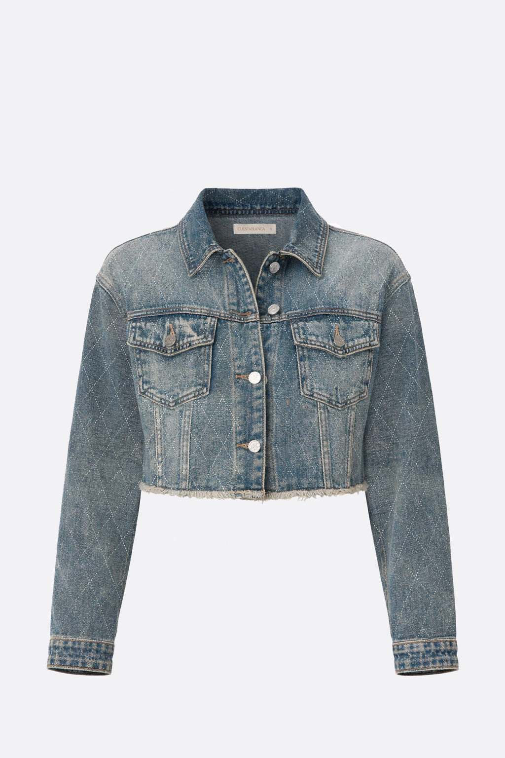 Campera Rombos Vintage Blue