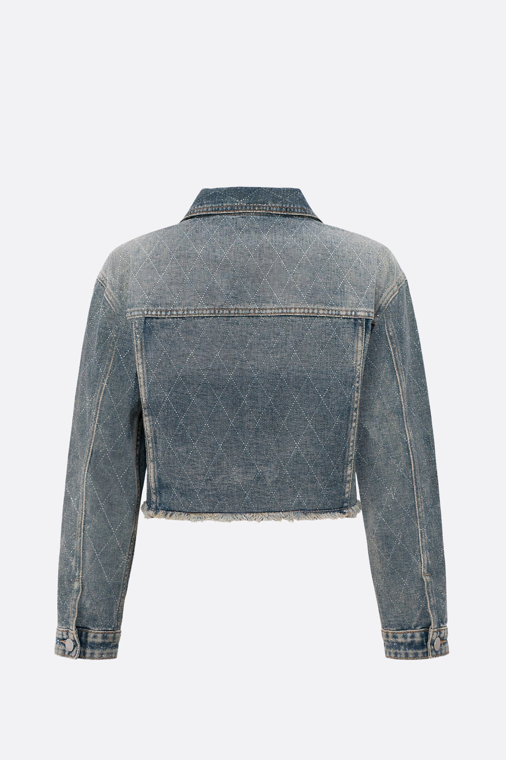 Campera Rombos Vintage Blue