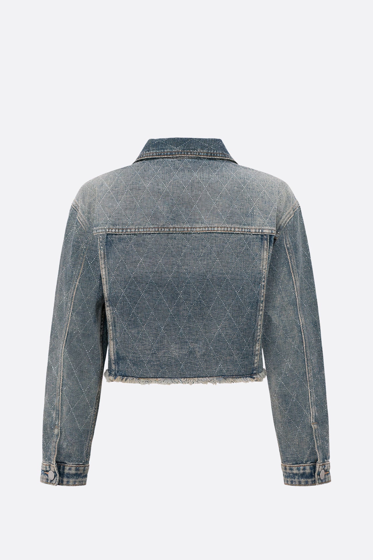 Campera Rombos Vintage Blue