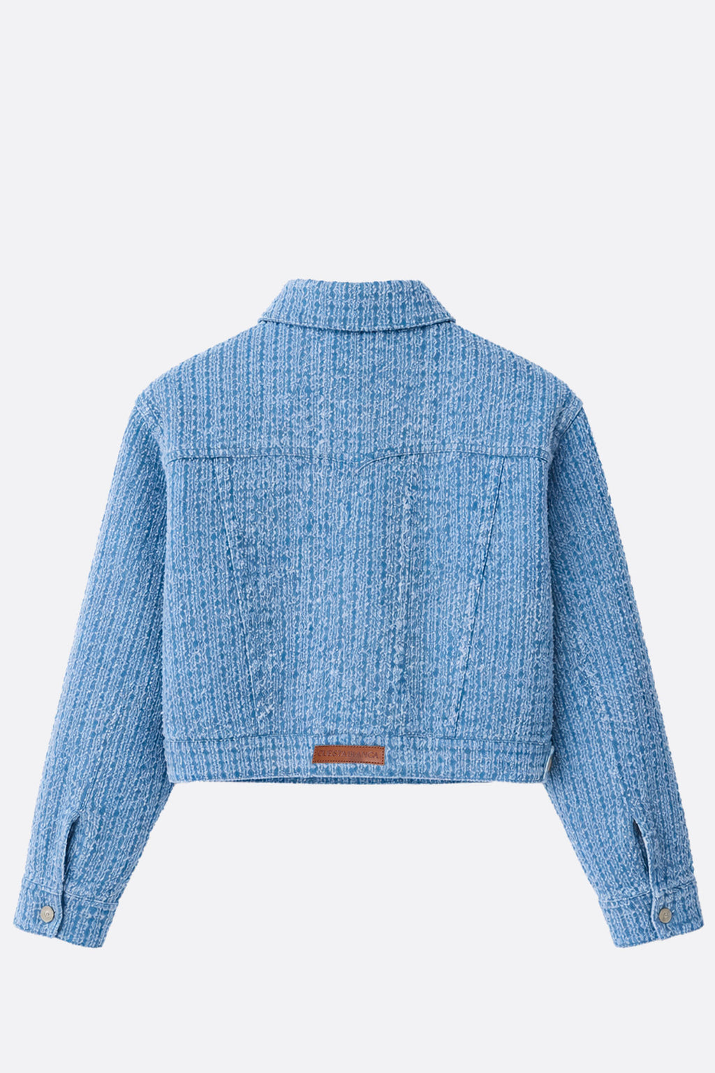 Campera Tweed Denim Blue