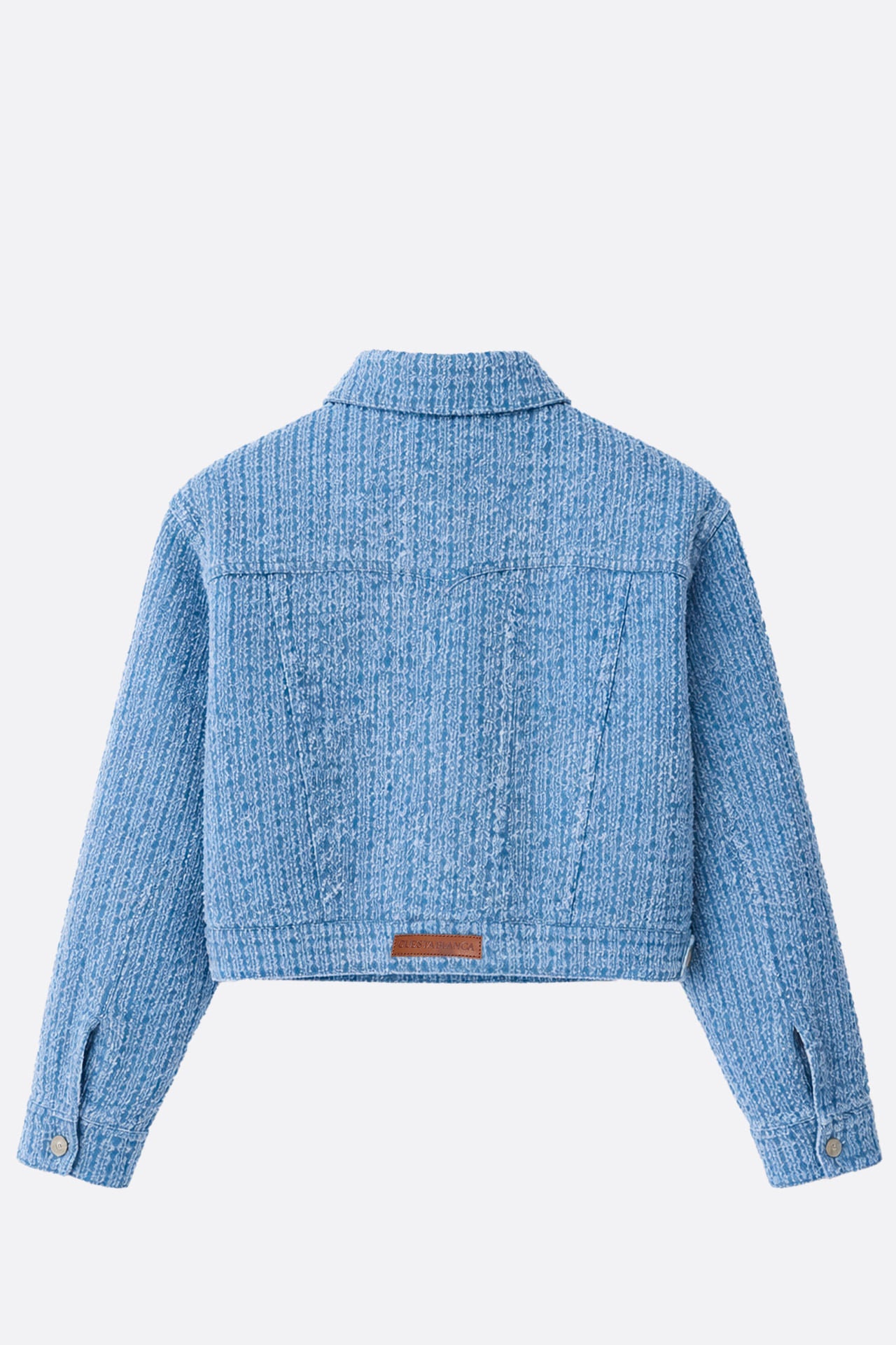Campera Tweed Denim Blue
