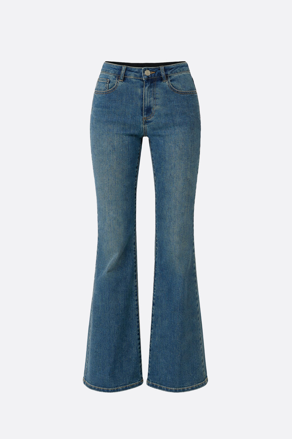 Oxford Flared Matizado Blue