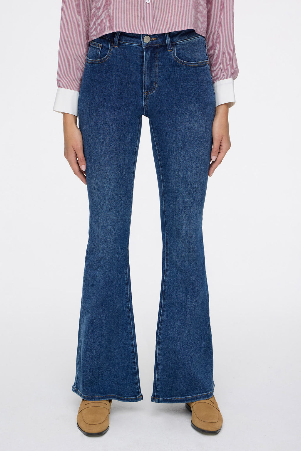 Oxford Flared Dark Blue