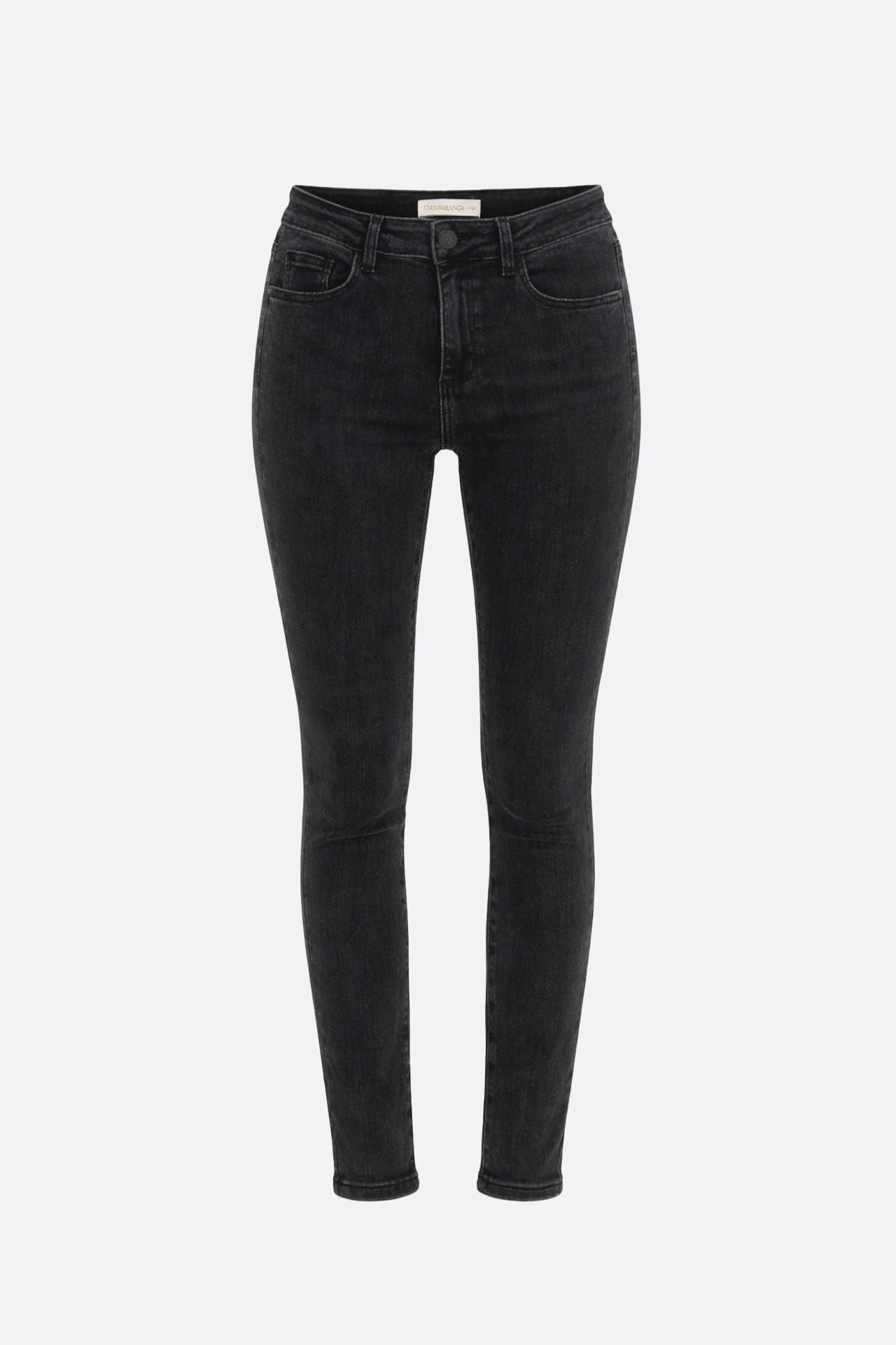 Skinny Mid Rise Black
