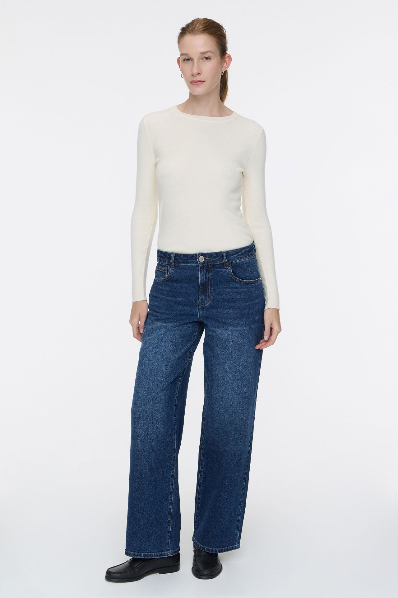 Straight Basic Dark Blue