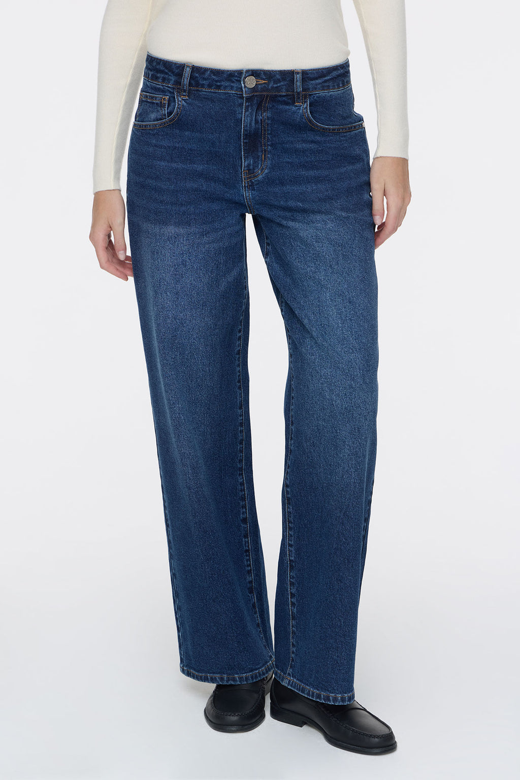 Straight Basic Dark Blue