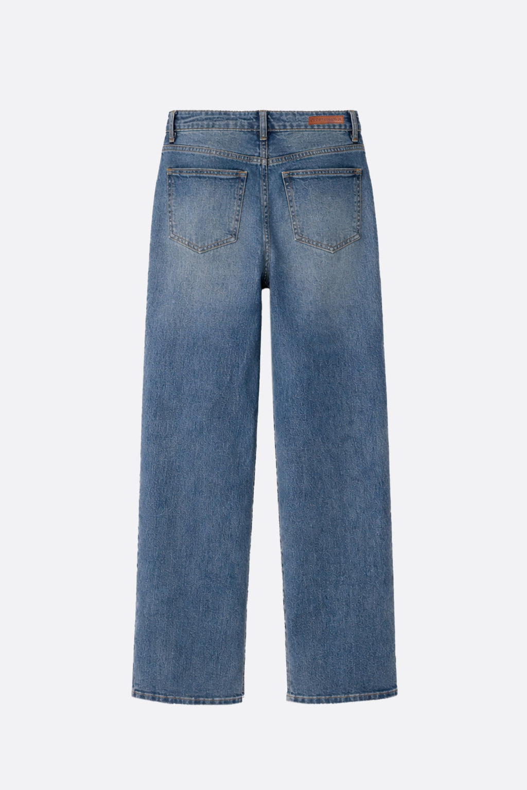 Straight Basic Matizado Blue