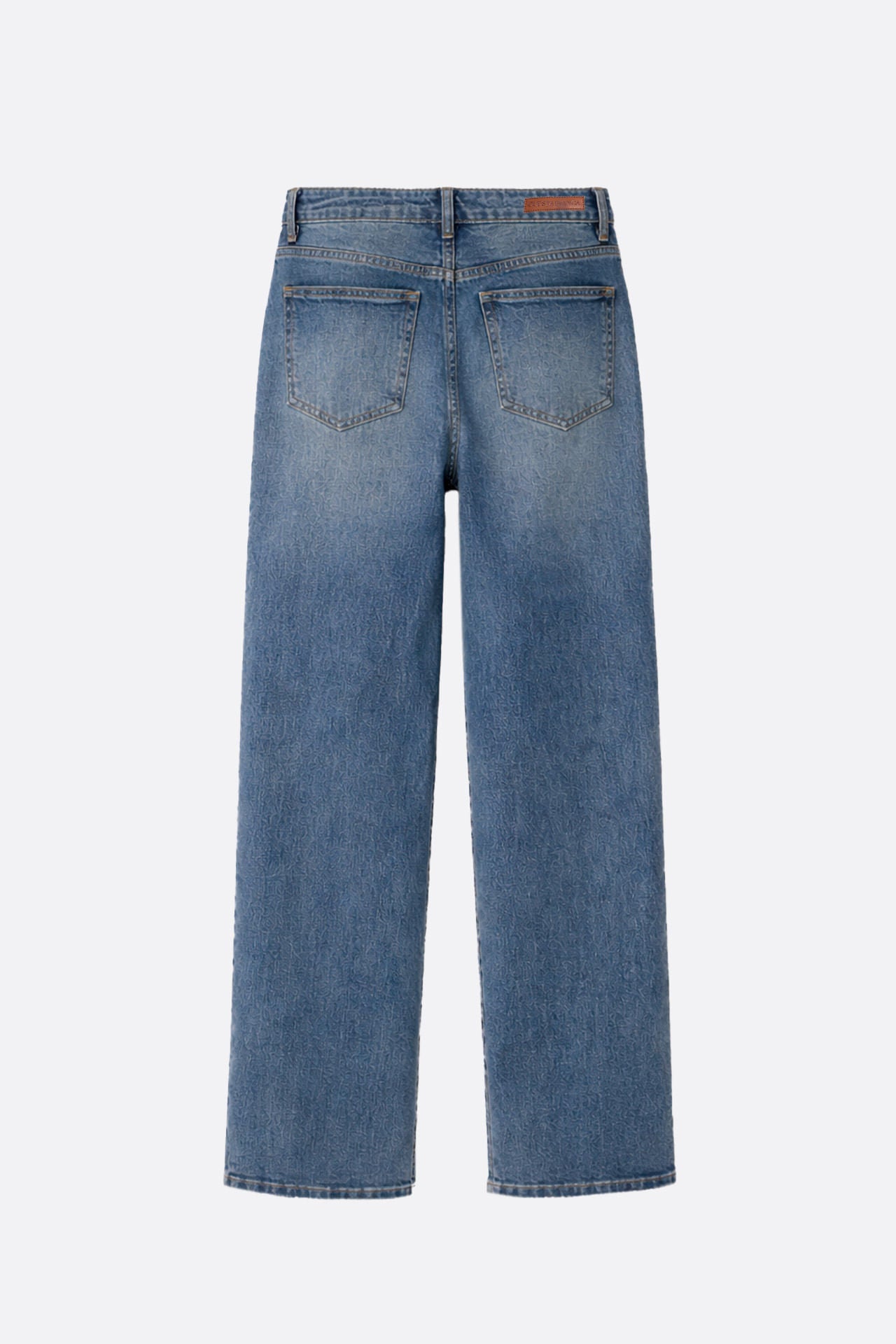 Straight Basic Matizado Blue