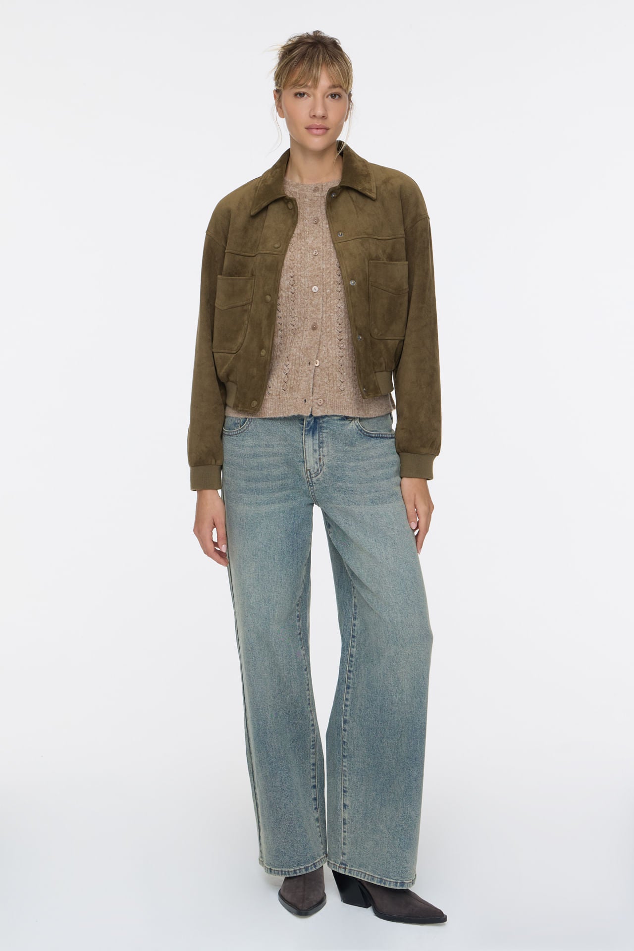 Straight Basic Vintage Blue