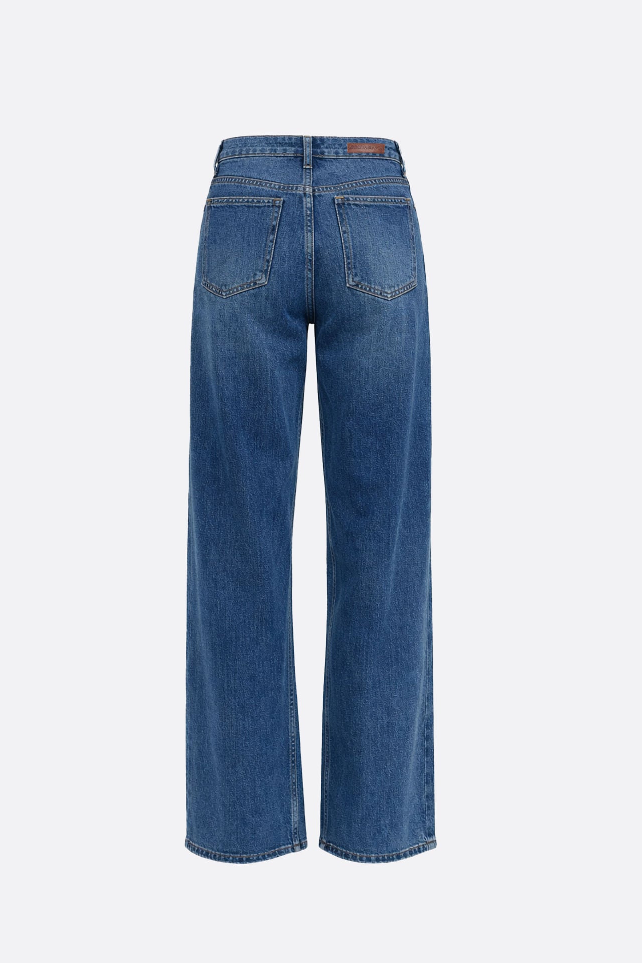 Straight Dark Blue Broken