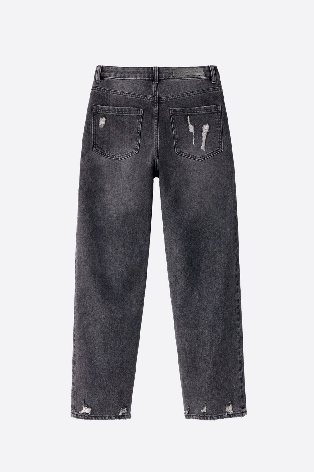Straight Dark Grey Trash