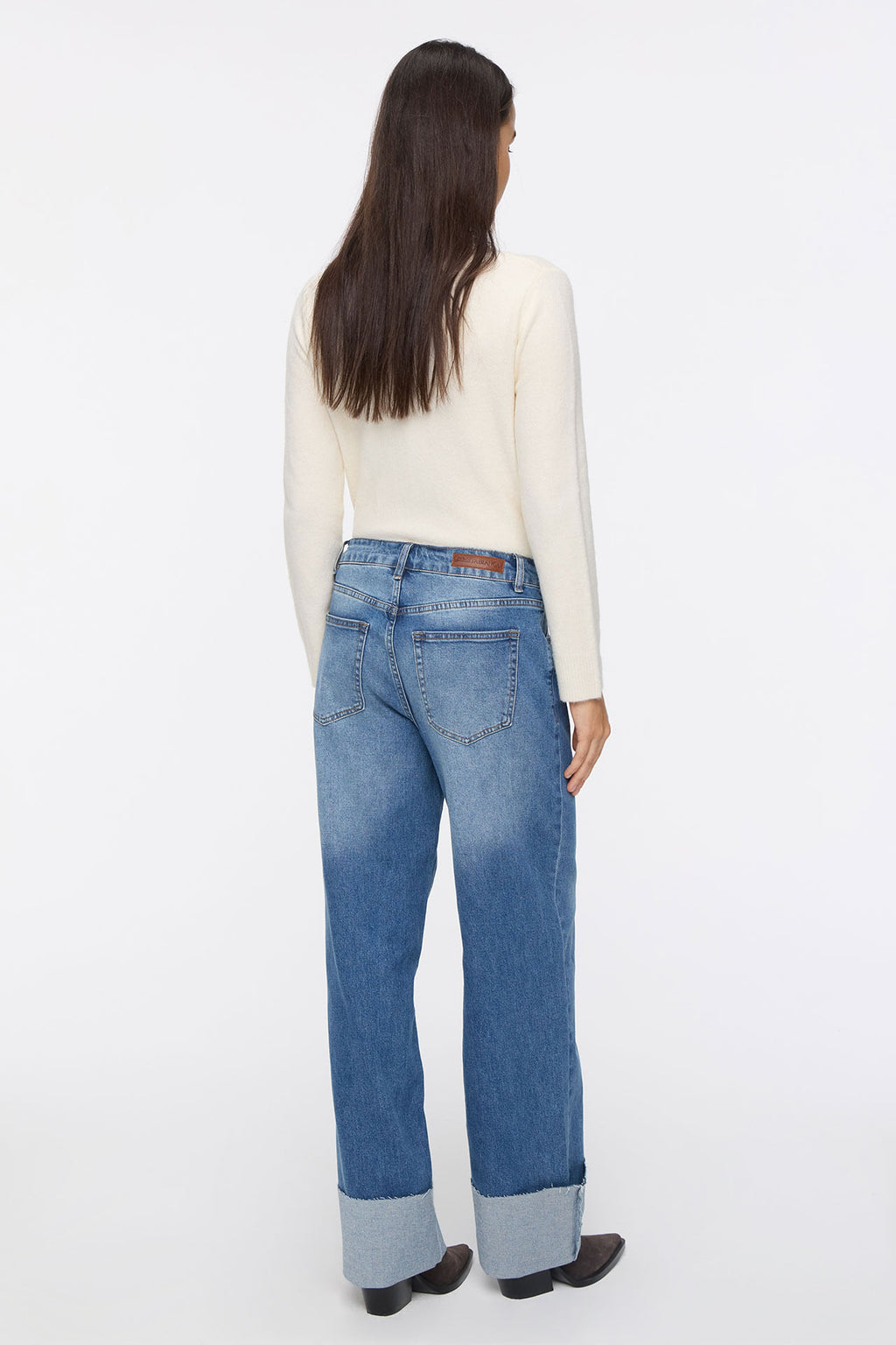 Straight Fold Denim Blue