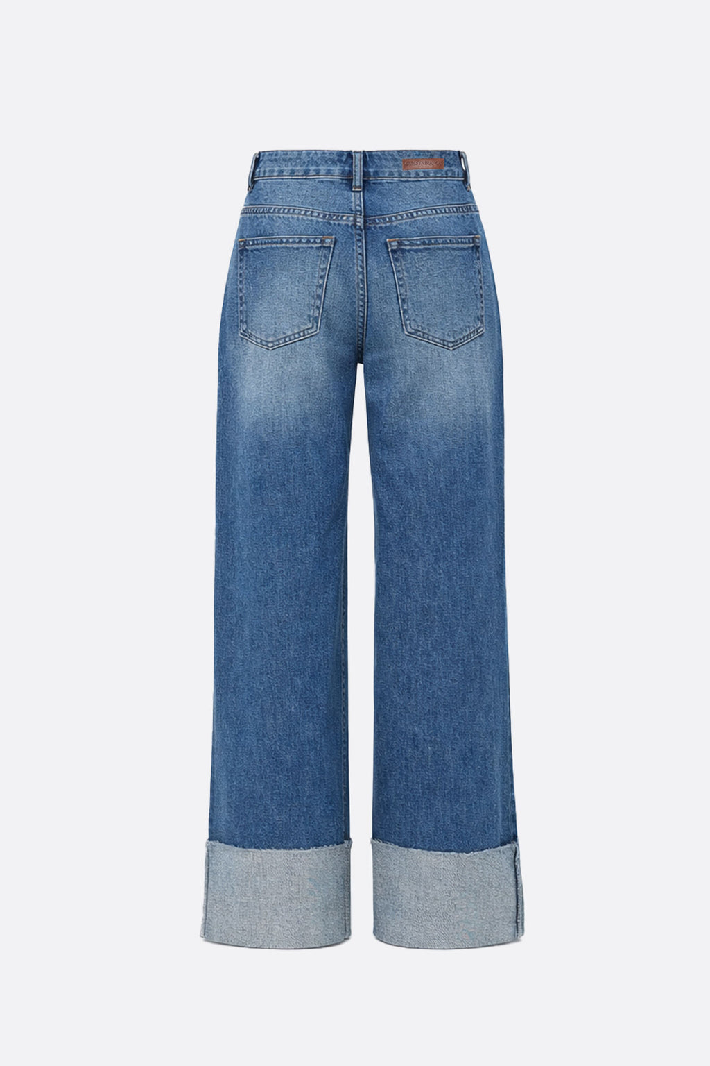 Straight Fold Denim Blue