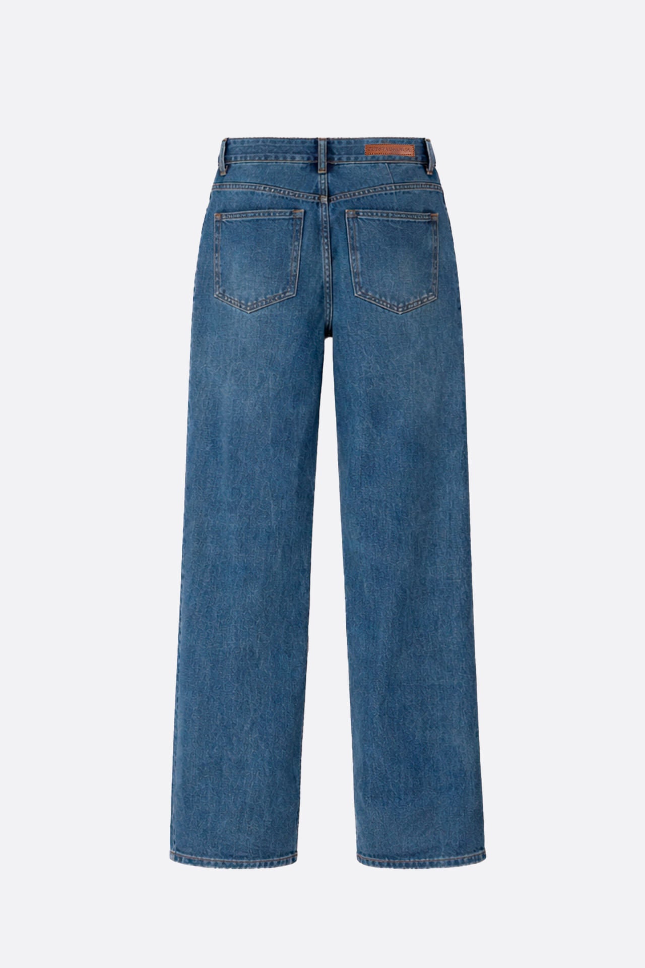 Straight Matizado Dark Blue