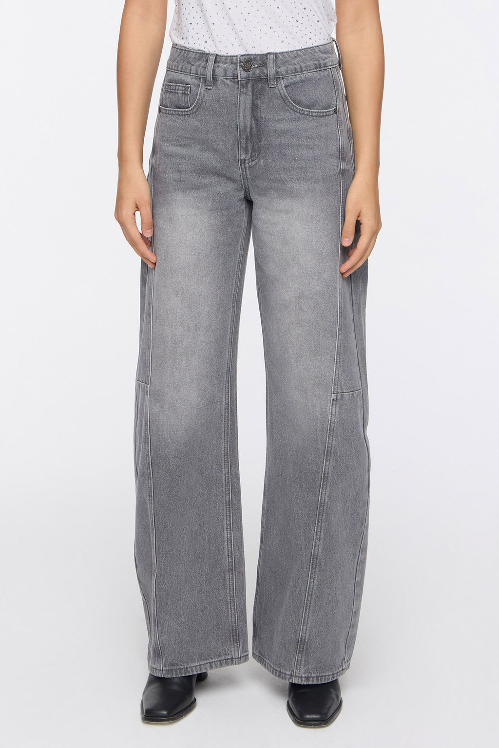 Straight Matizado Grey