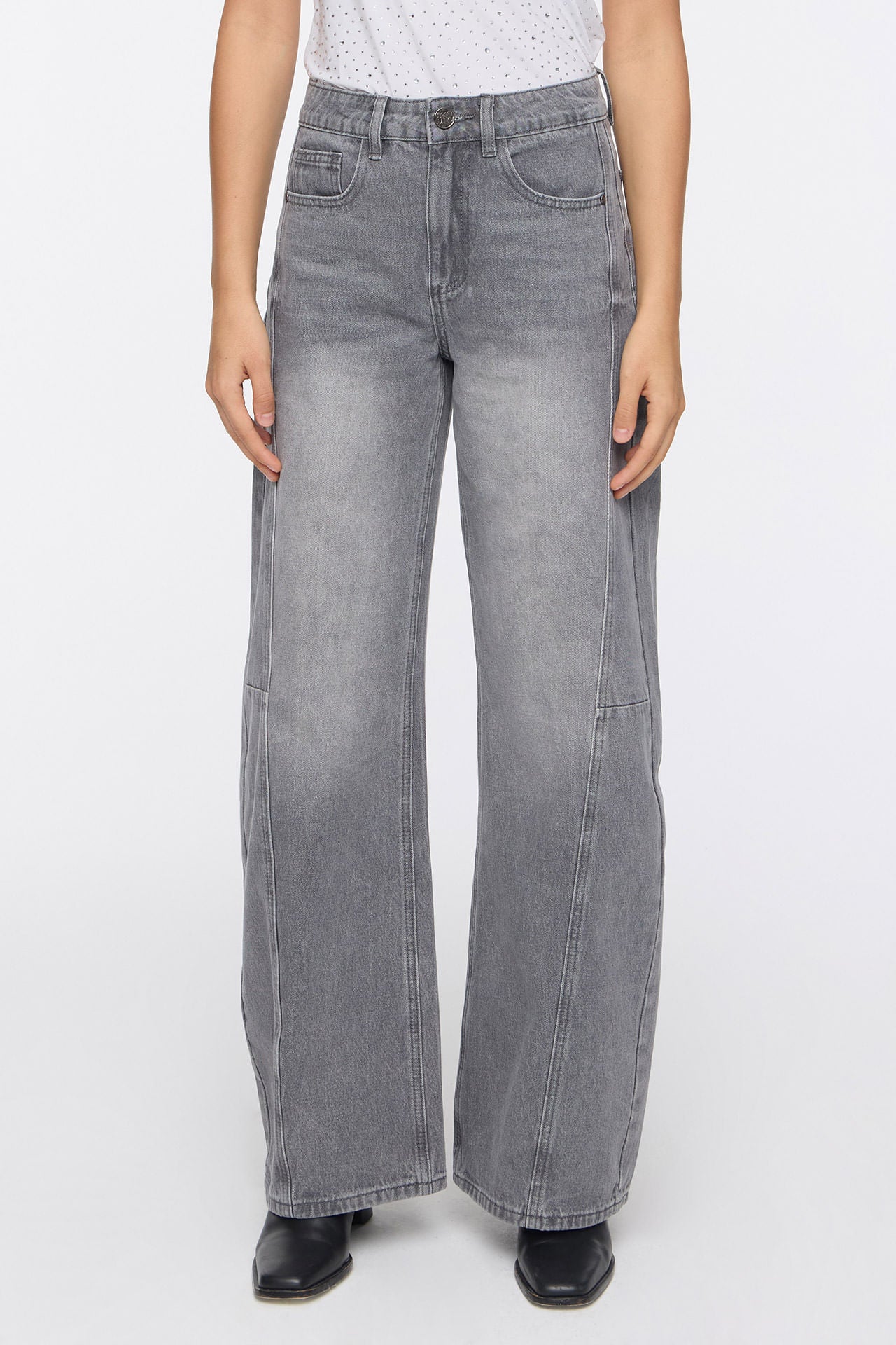 Straight Matizado Grey
