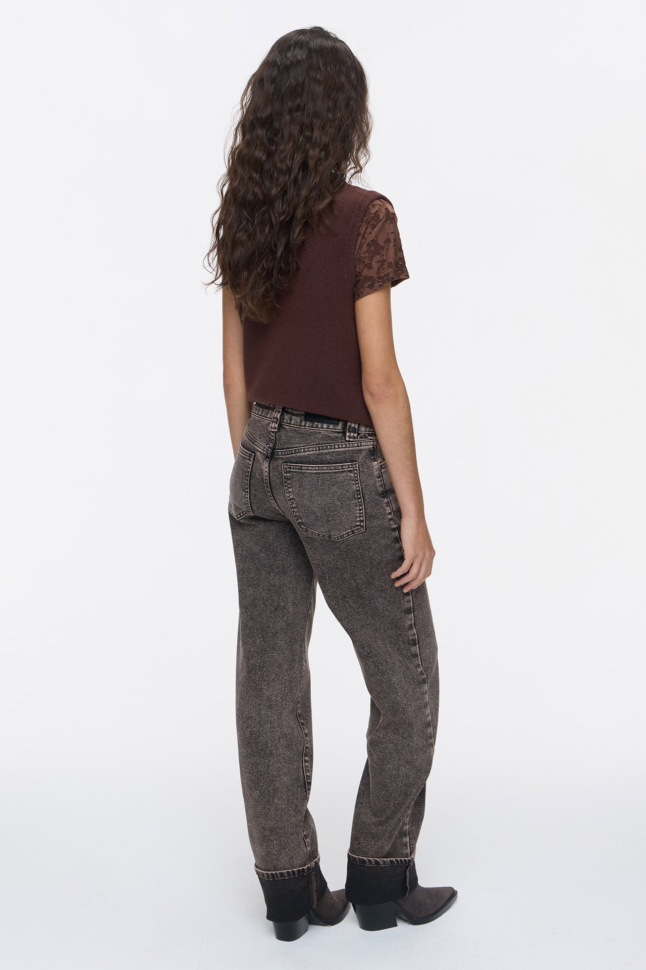 Straight New Black Acid Wash