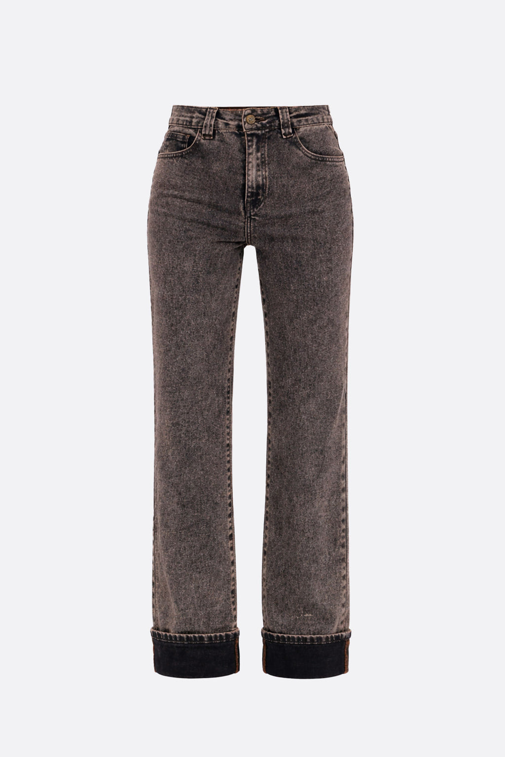 Straight New Black Acid Wash