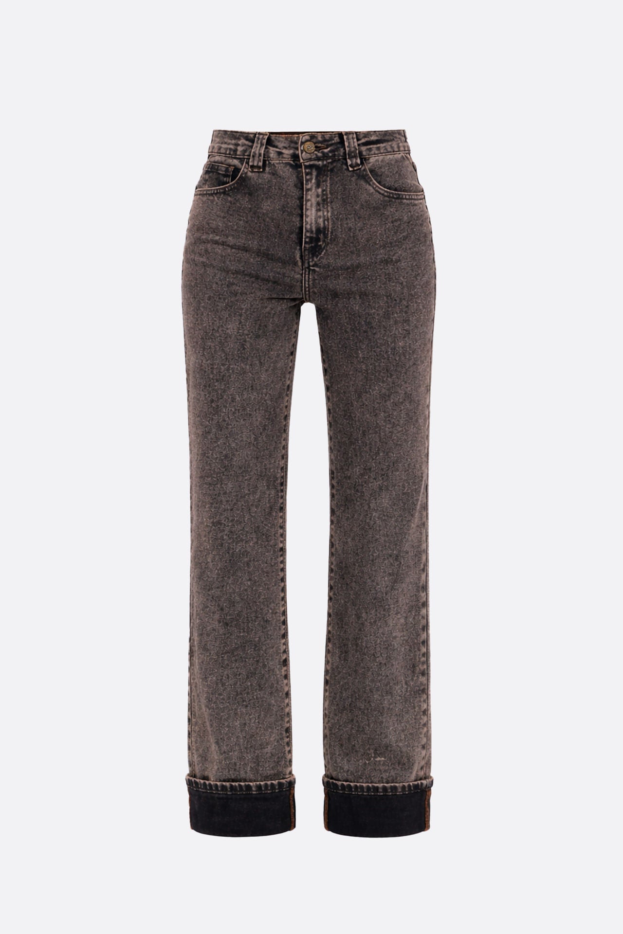 Straight New Black Acid Wash