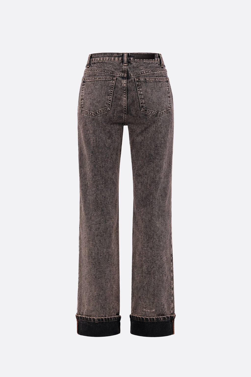 Straight New Black Acid Wash