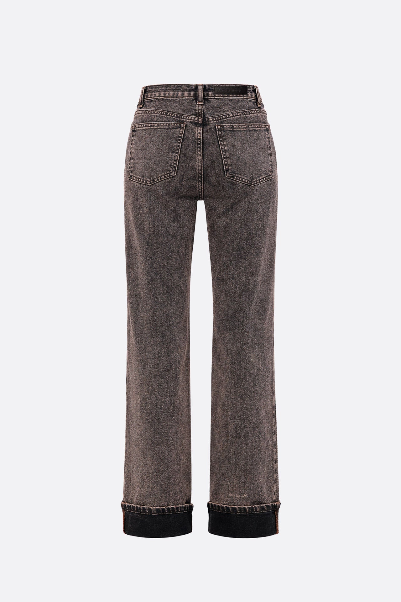 Straight New Black Acid Wash