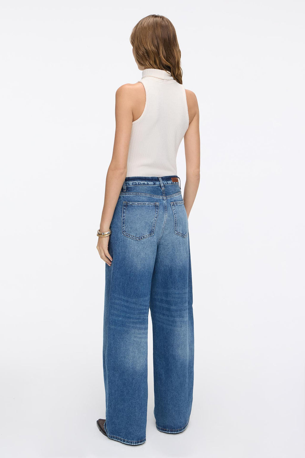 Straight Button Blue