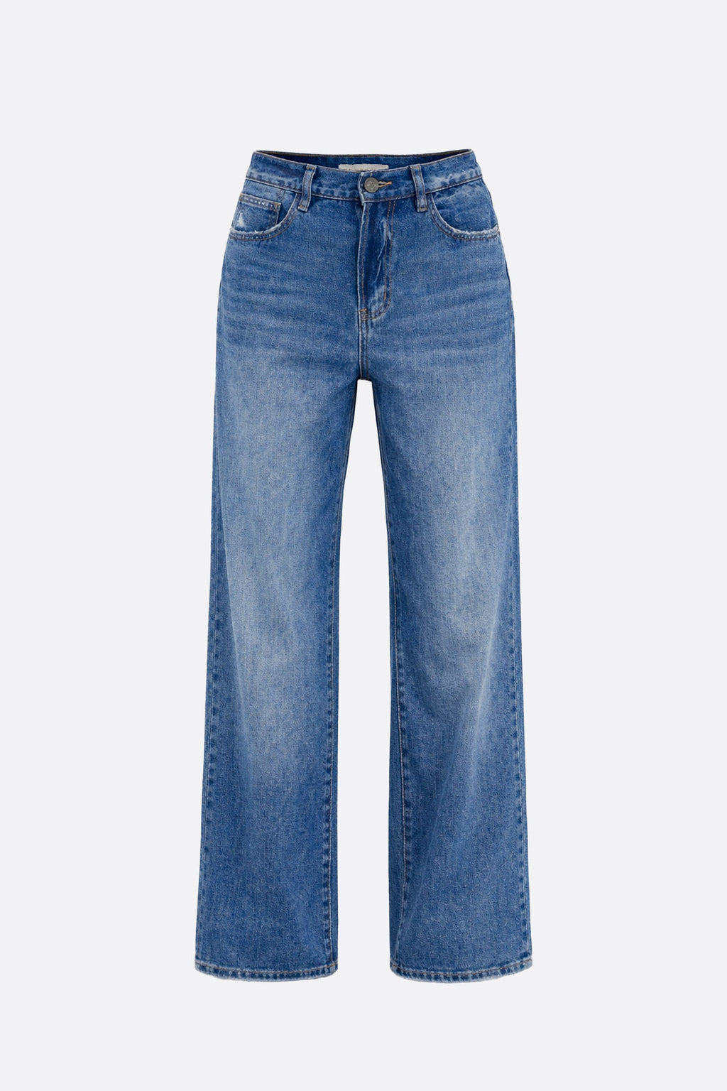 Straight Button Blue