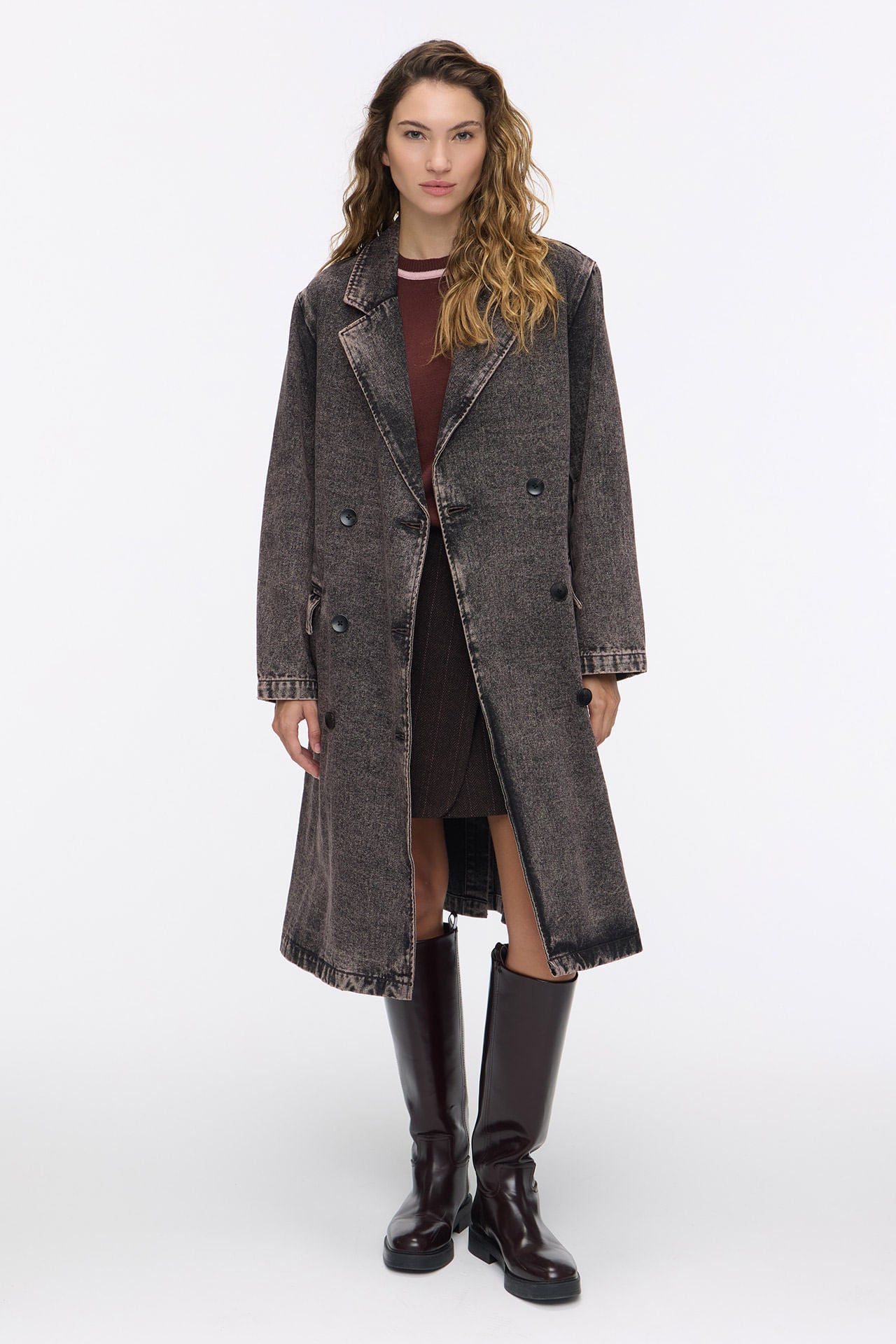 Trench Eva Acid Wash