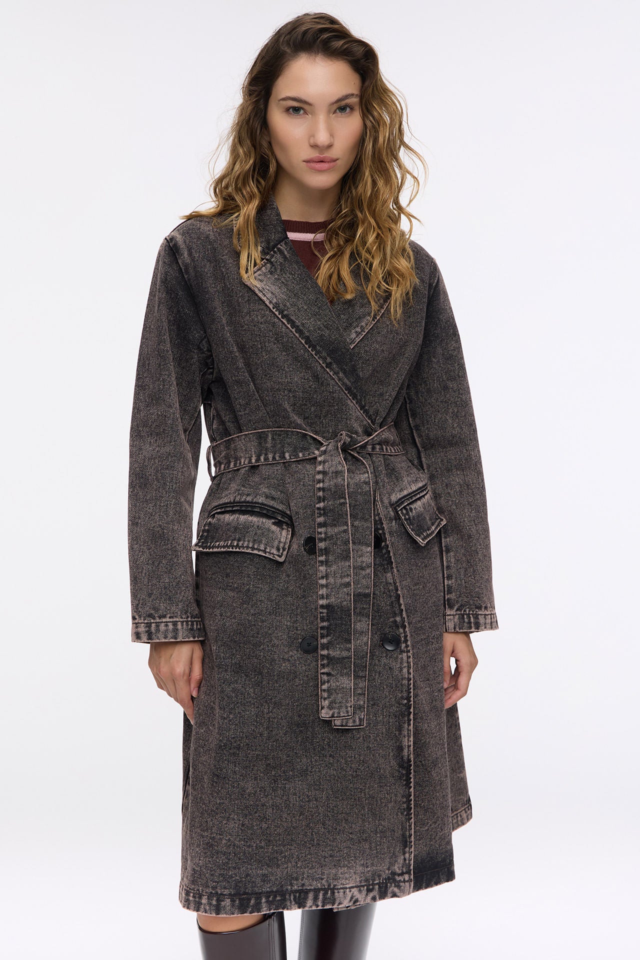 Trench Eva Acid Wash