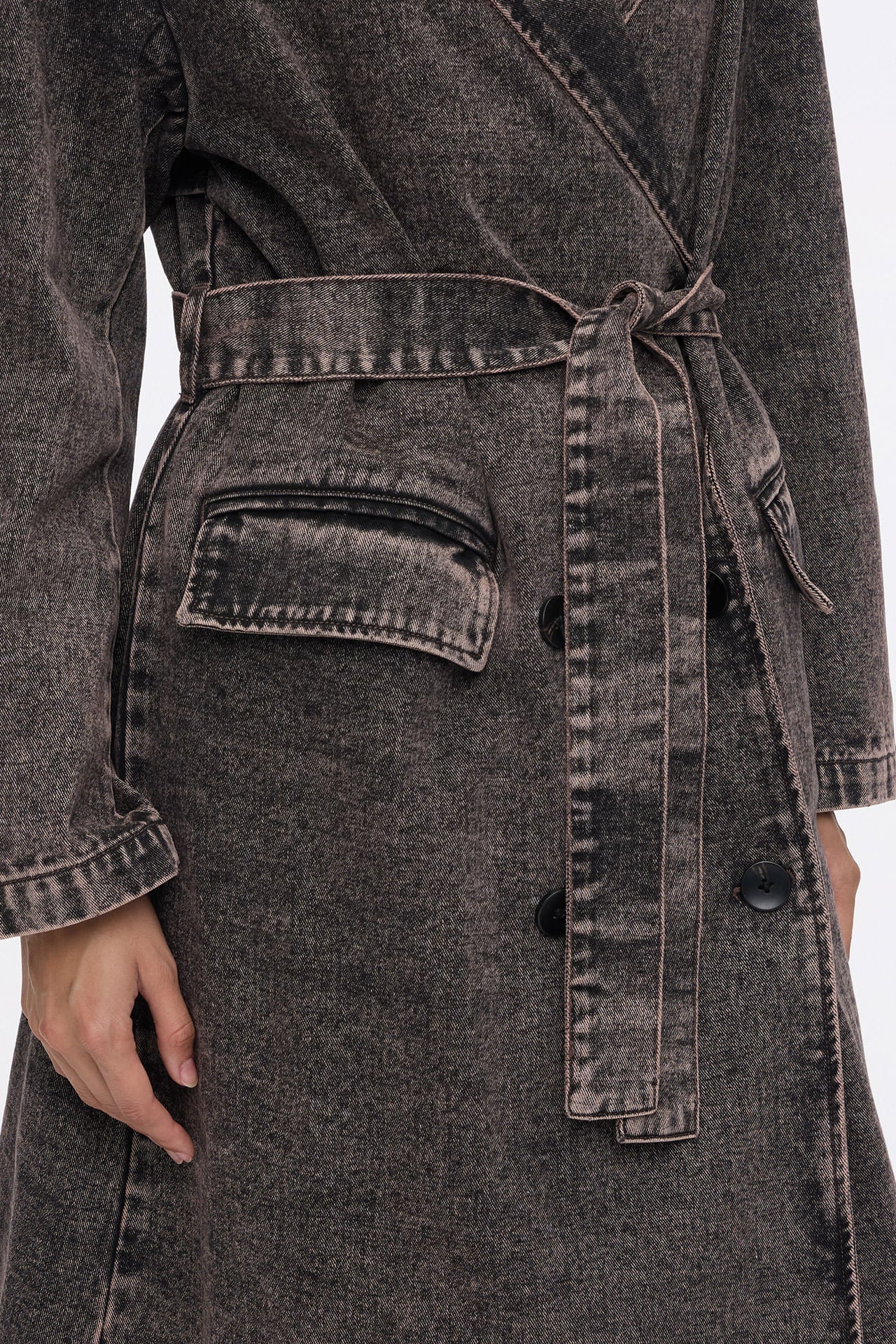 Trench Eva Acid Wash