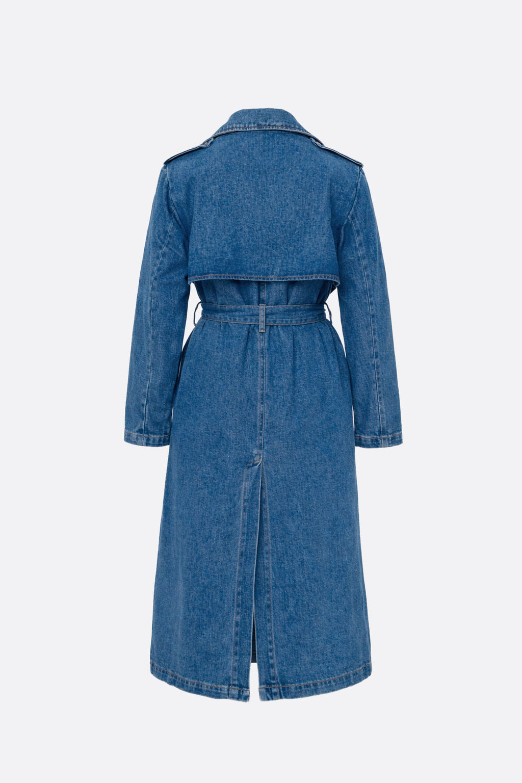 Trench Trendy Denim Blue
