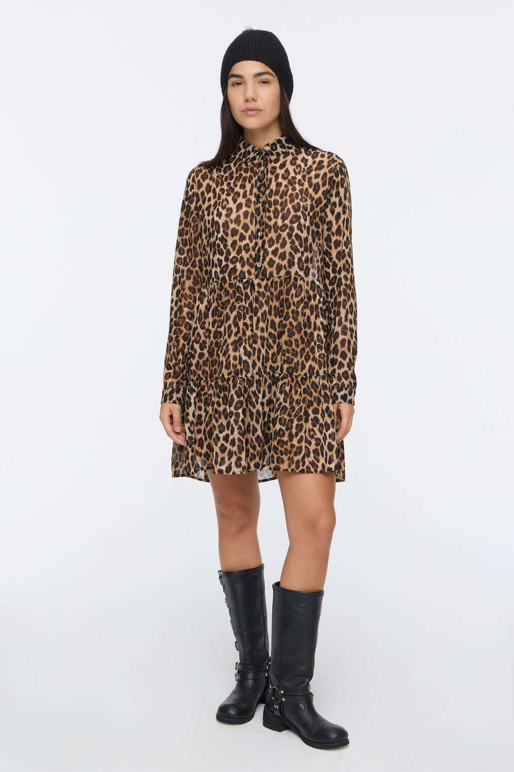 Vestido Safari Print