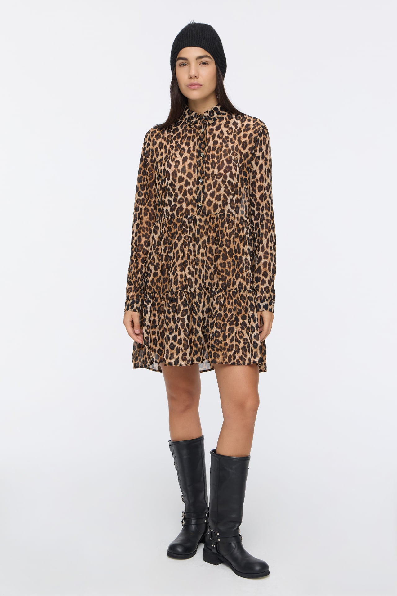 Vestido Safari Print