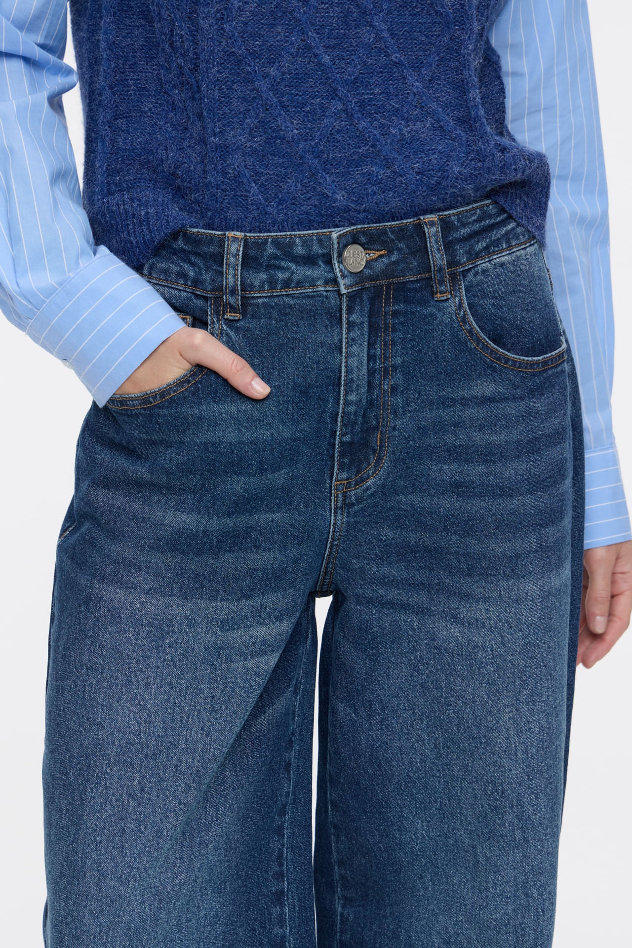 Wide Basic Gout Dark Blue