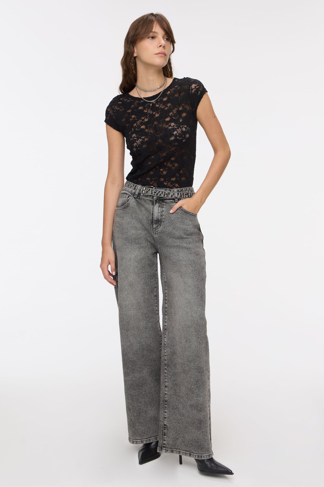 Wide Gout Lazo Dark Grey