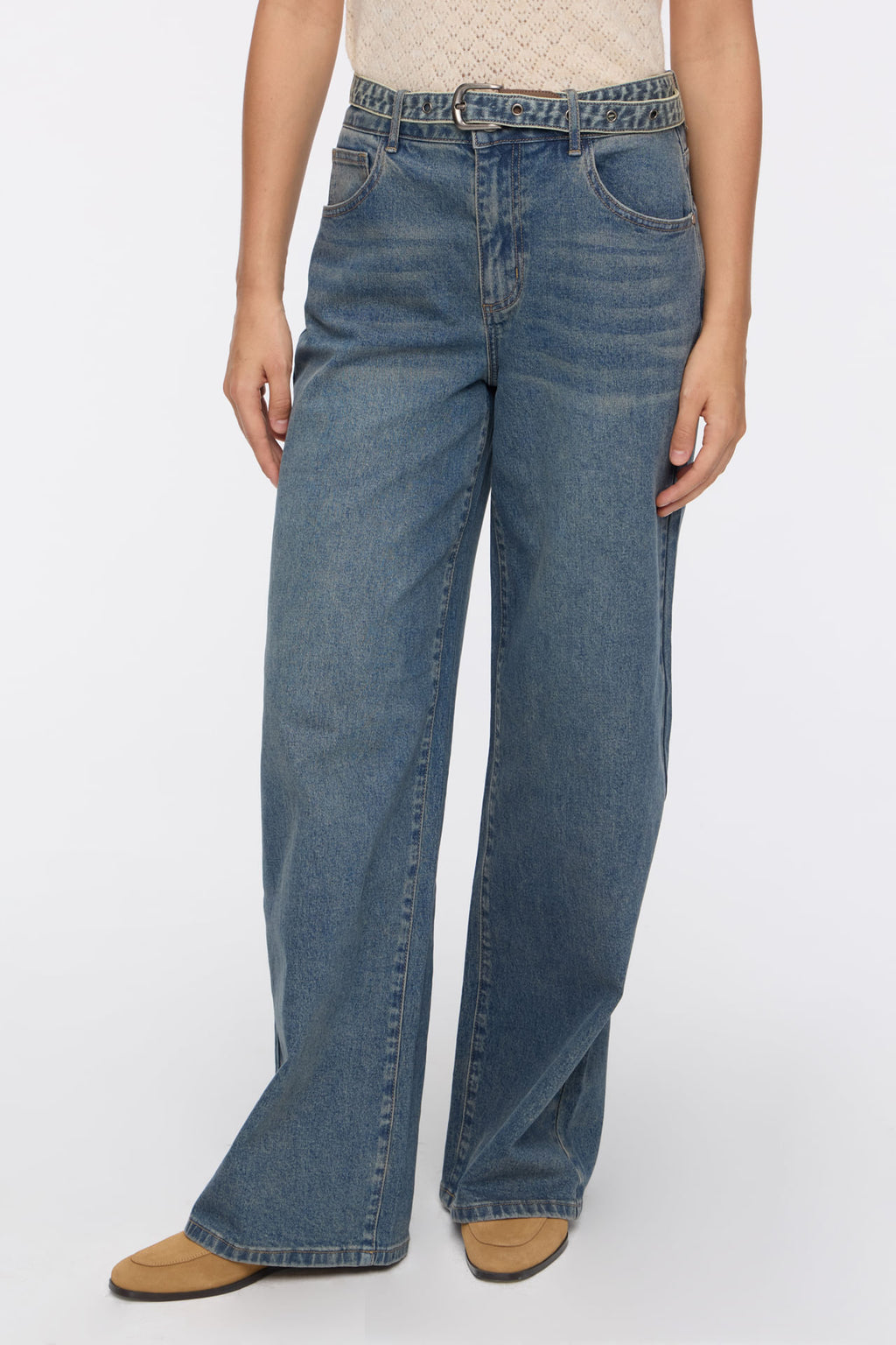 Wide Gout Lazo Vintage Blue