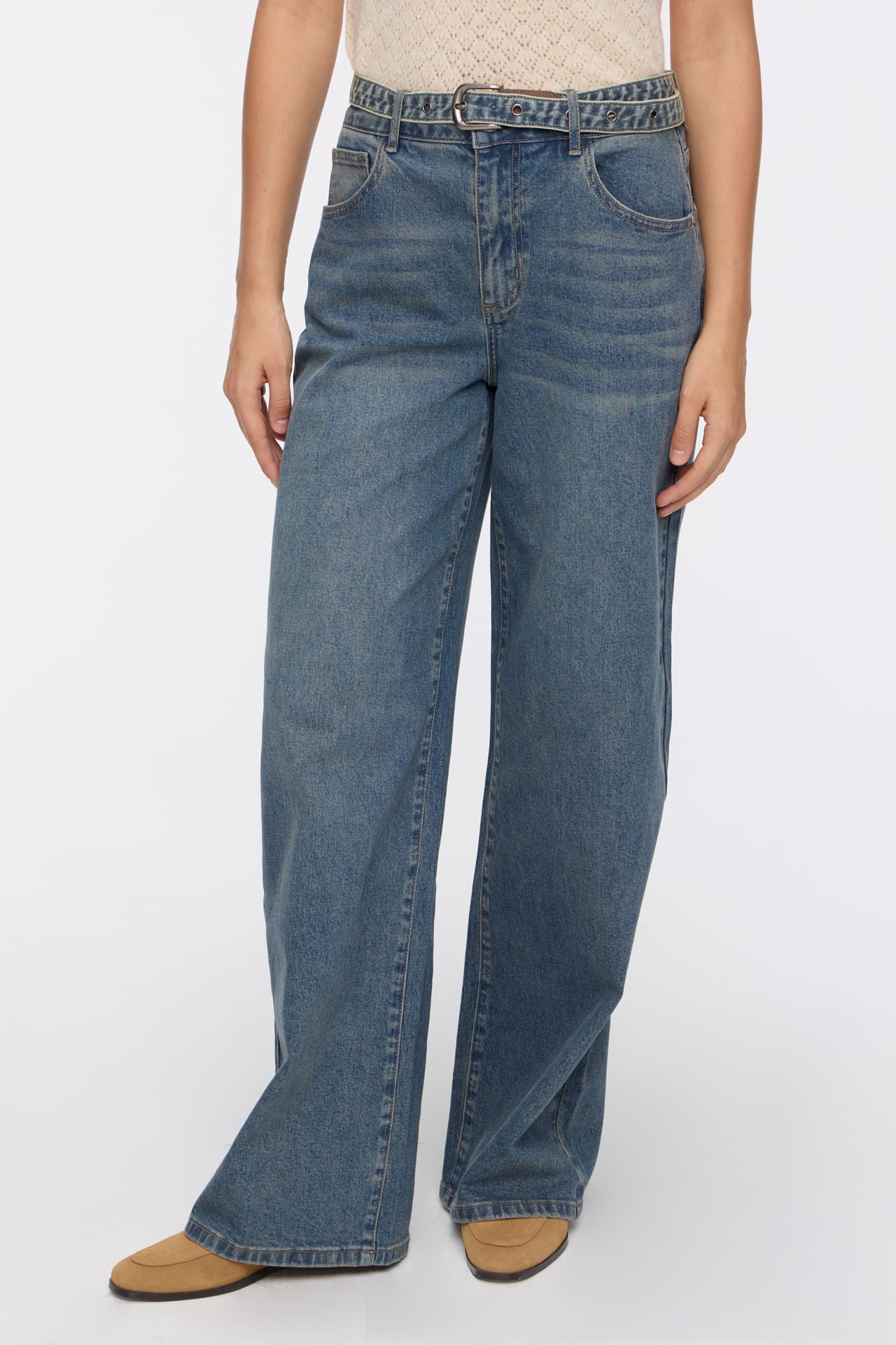 Wide Gout Lazo Vintage Blue
