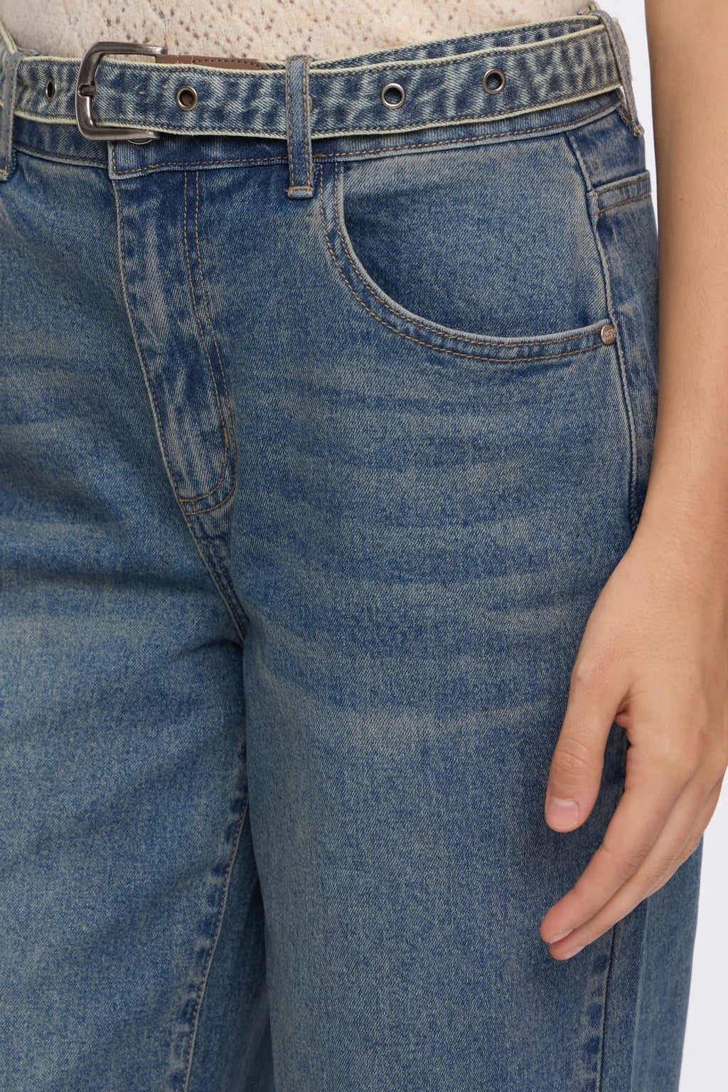 Wide Gout Lazo Vintage Blue