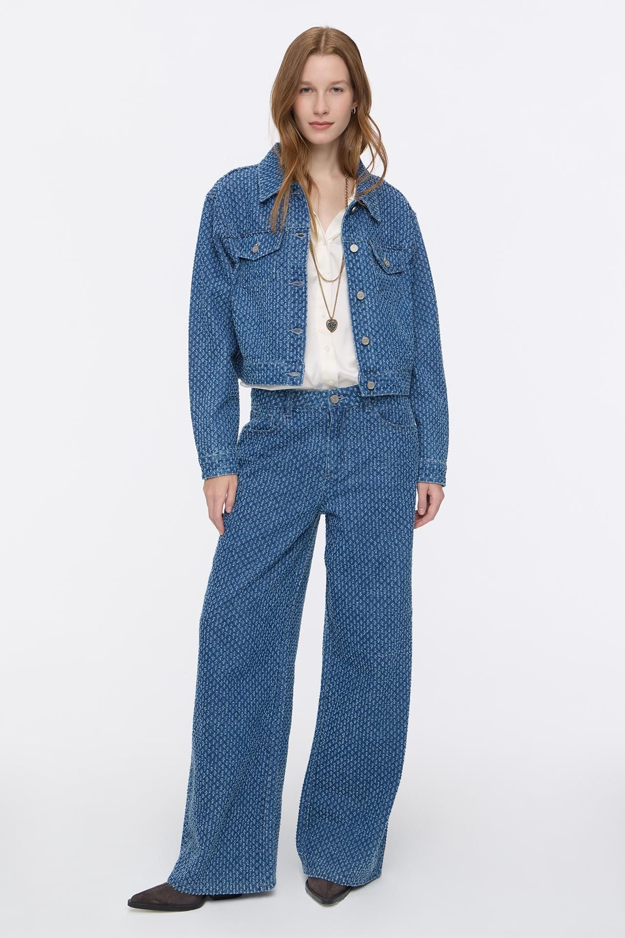 Wide Joy Denim Blue